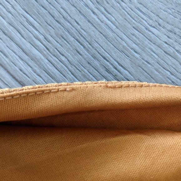 NWT / TOPSHOP / ONE SHOULDER CROP TOP / SIZE 6 / MUSTARD YELLOW - Picture 4 of 8